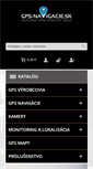 Mobile Screenshot of gps-navigacie.sk
