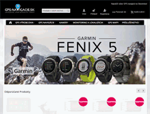 Tablet Screenshot of gps-navigacie.sk